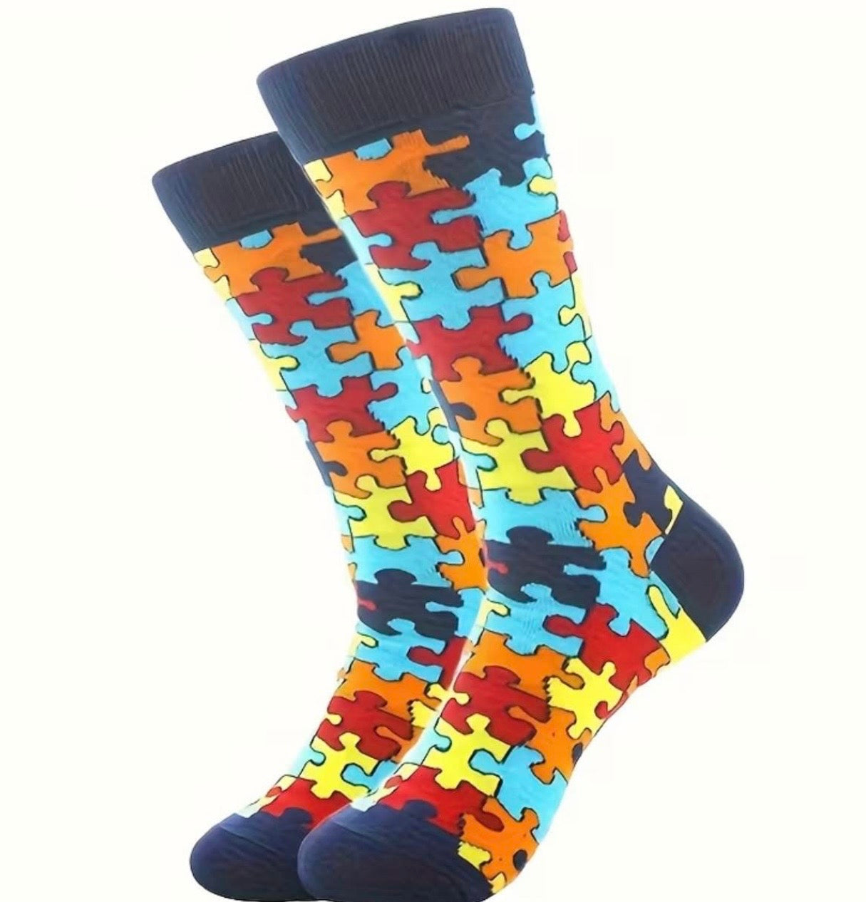 Autism awareness socks